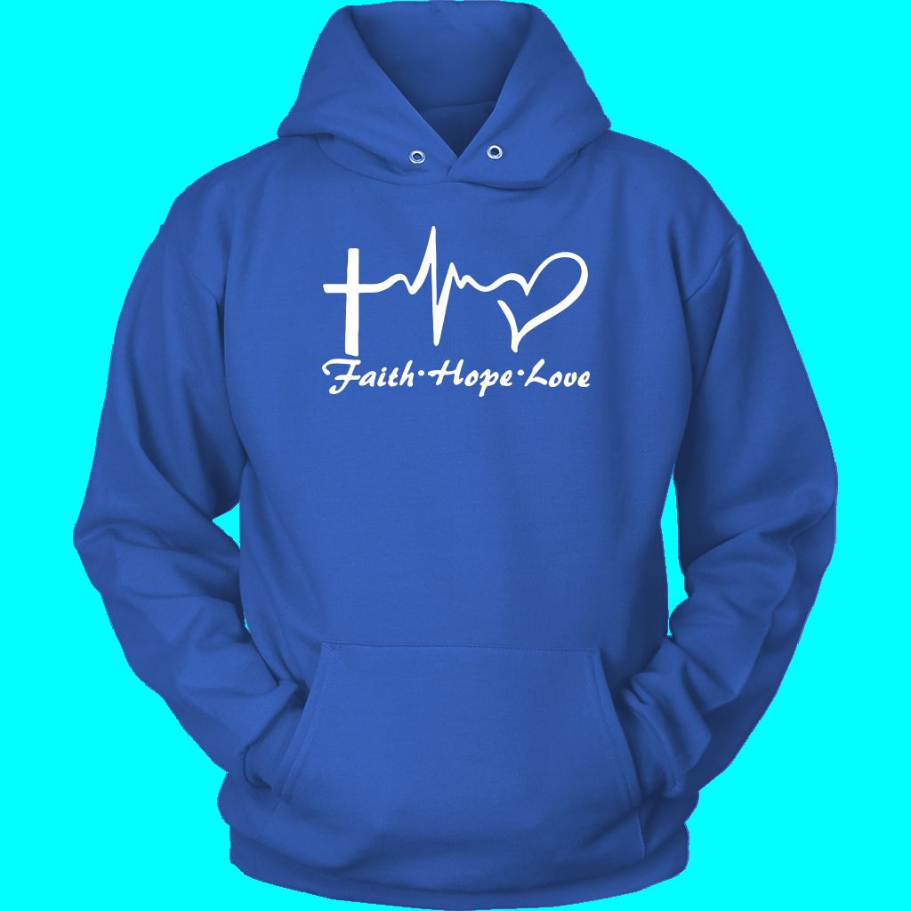 Faith, Hope, Love Hoodie