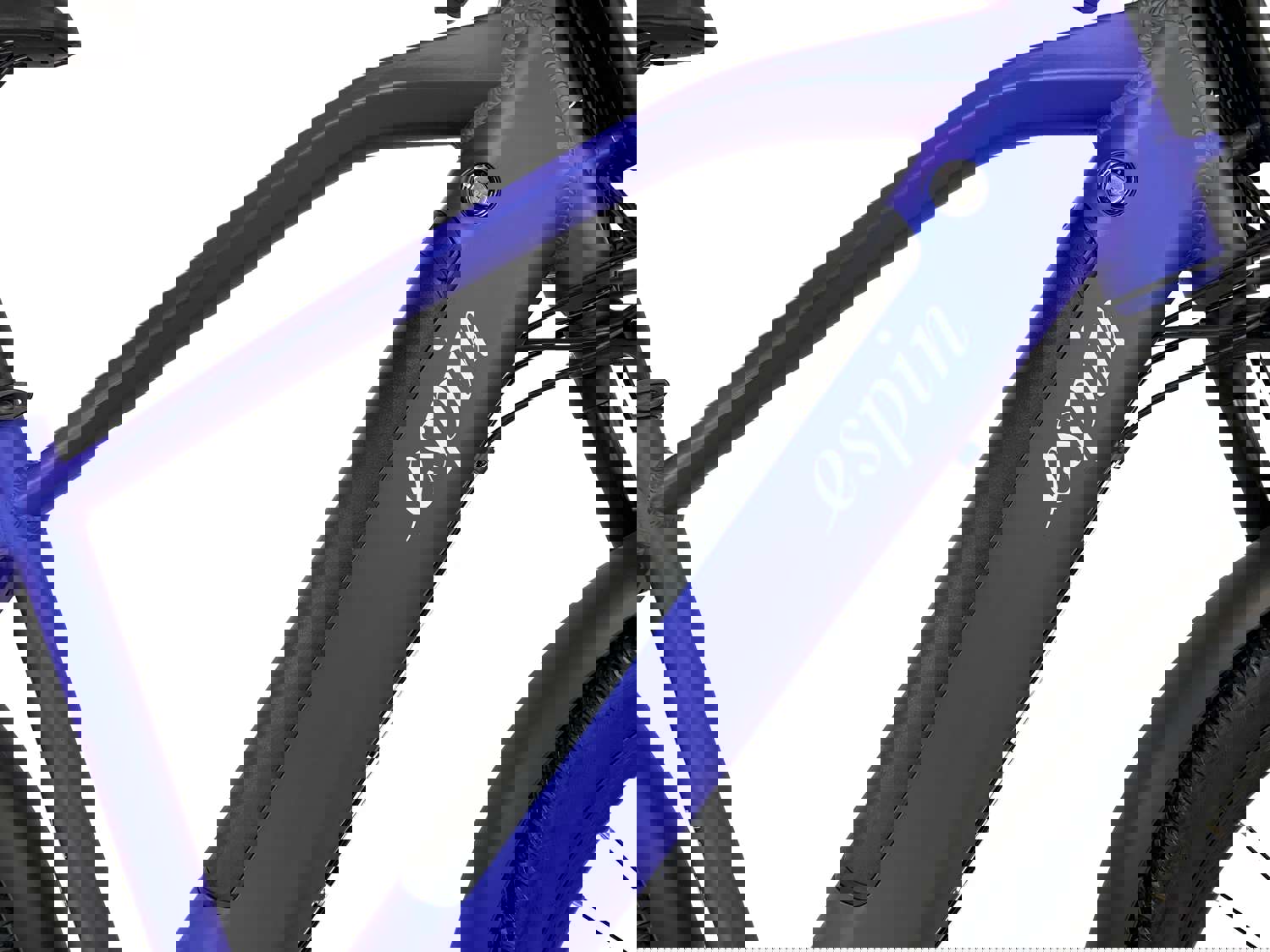 Sport Electric Bike - 500W Geared Hub, Cobalt Blue & Black