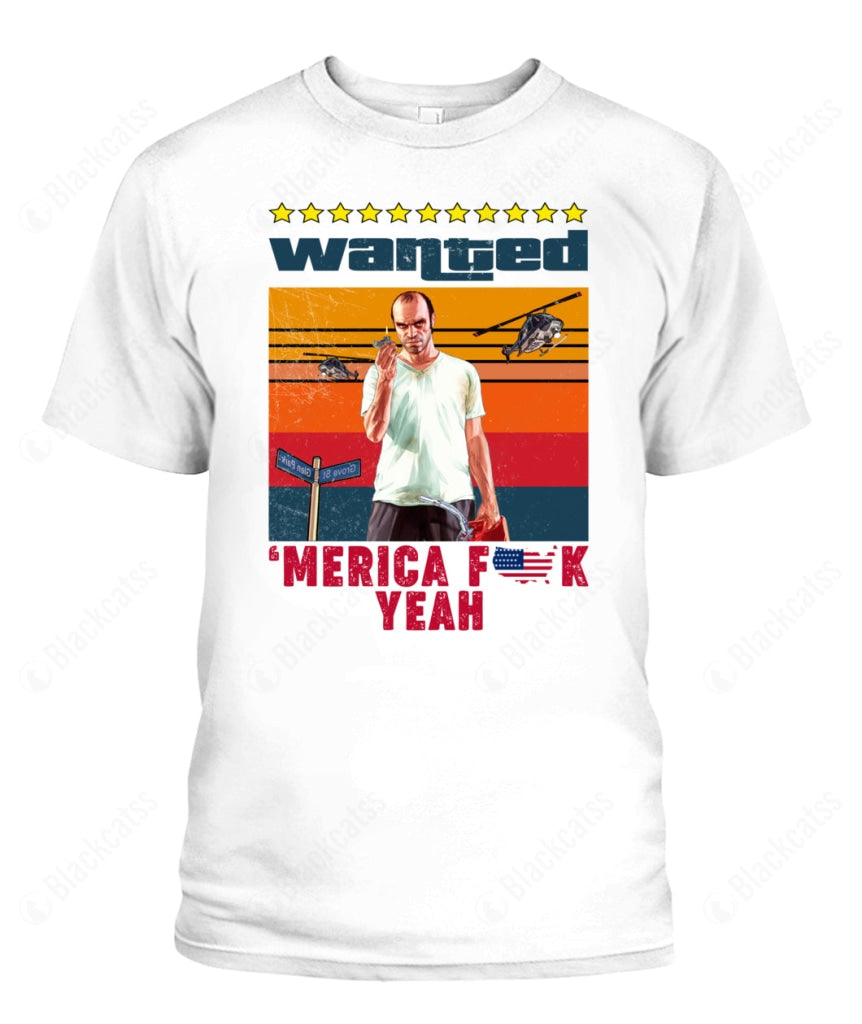 Trevor Wanted Merica Fuc Yeah Custom Graphic Apparel