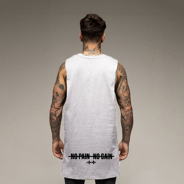 Muscleguys Men's Fitness Tank Top - Gym Workout Sleeveless Shirt with Extended Cut Armholes