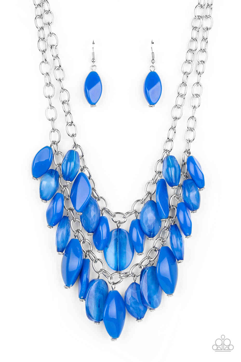 Palm Beach Beauty - Blue Necklace Set