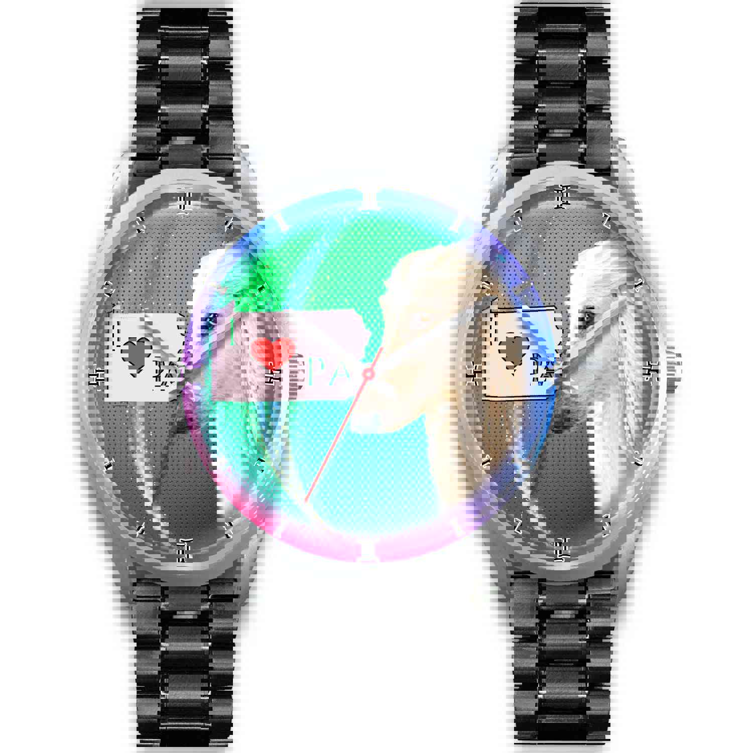 Amazing Afghan Dog Pennsylvania Christmas Special Wrist Watch