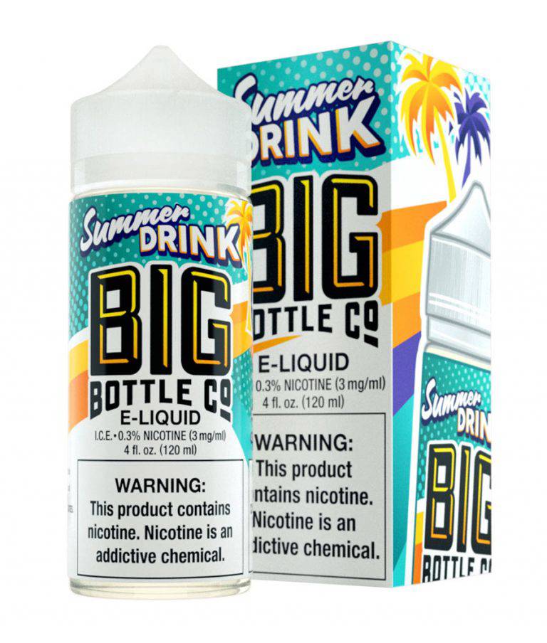 Summer Drink by Big Bottle Co - 120ML Blackberry Peach Lemonade E-Liquid