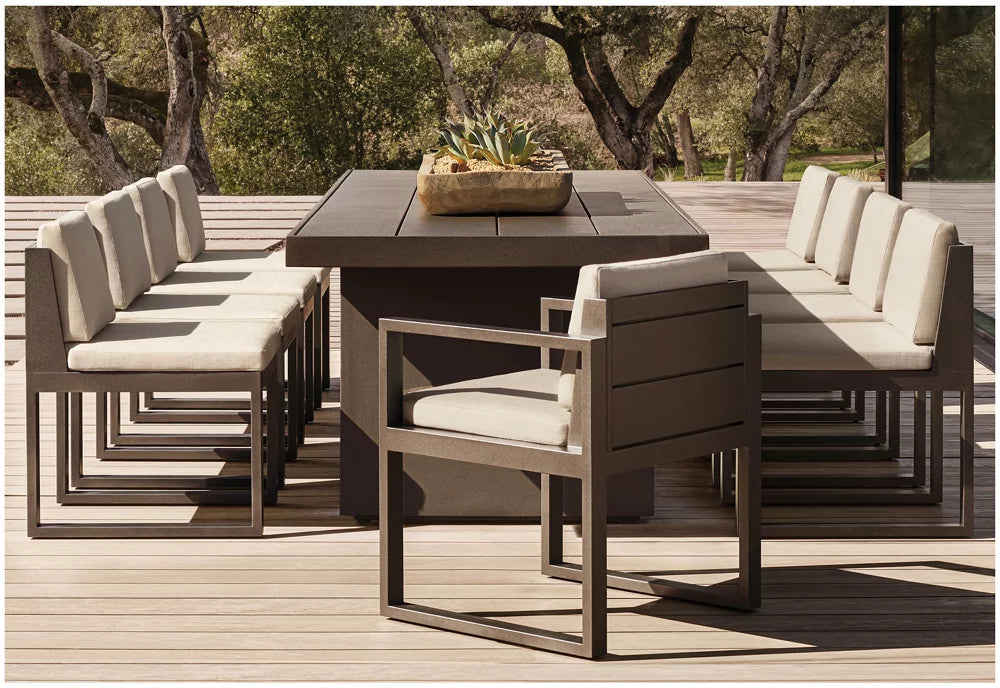 RH Cape Town Rectangular Dining Table - Solid Teak/Aluminum