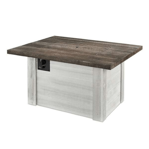 The Outdoor GreatRoom Alcott Rectangular Gas Fire Pit Table ALC-1224