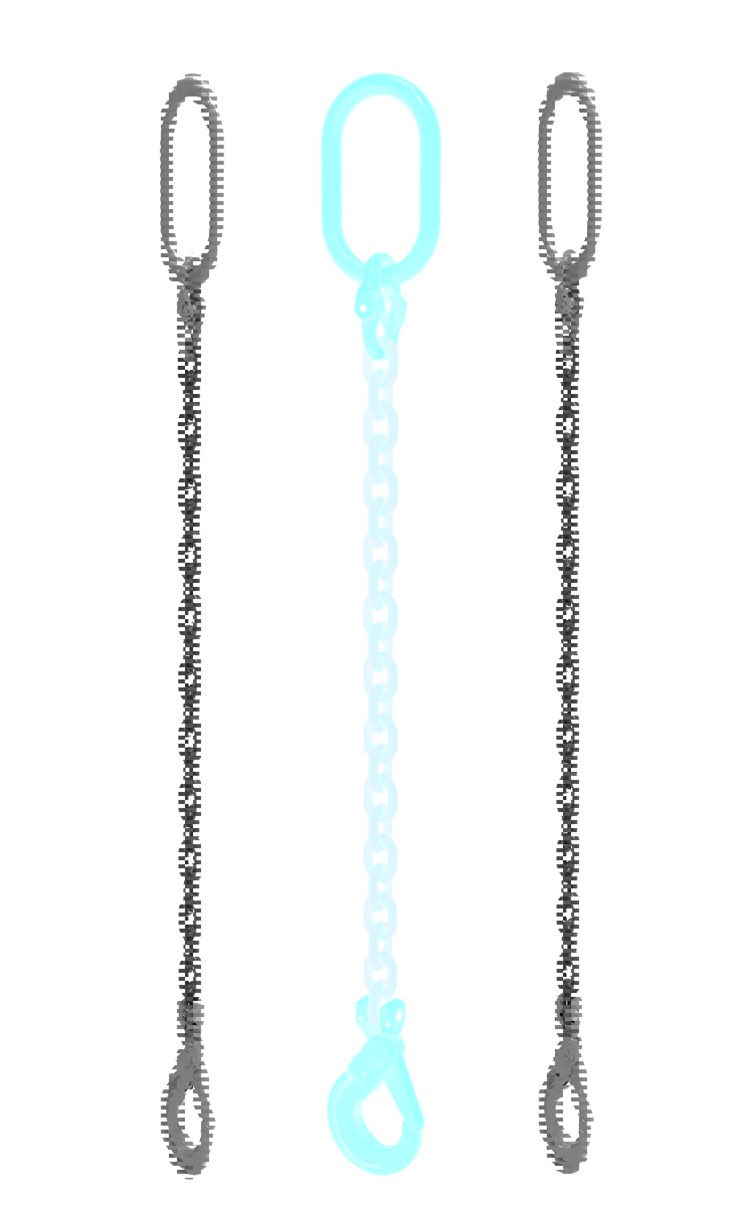 William Hackett 3/8 Chain Sling, 1-Leg (Grade 100) 8,800lbs