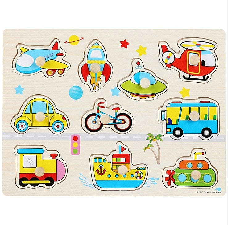 Educational Wood Puzzles/Montessori Toys for Kids (2-12 Years)