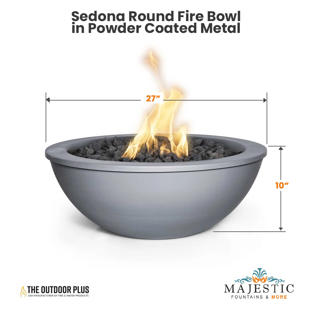 Outdoor Plus Sedona Round Fire Bowl with Free Cover