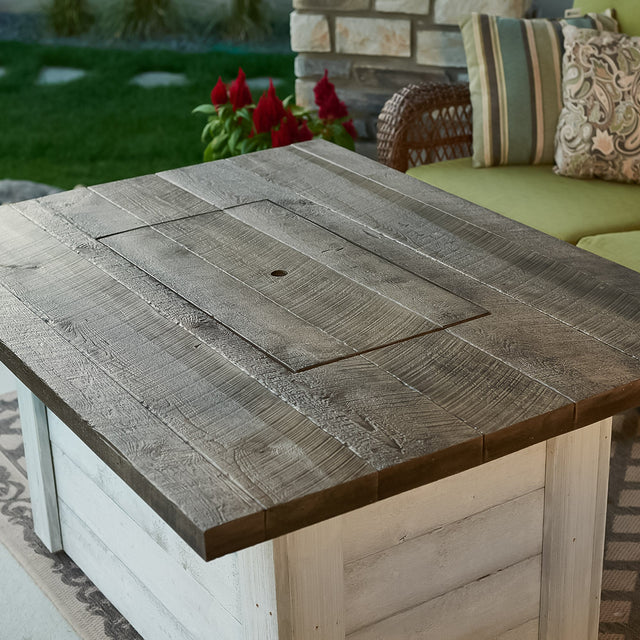 Outdoor Greatroom Company Alcott Rectangular Gas Fire Pit Table