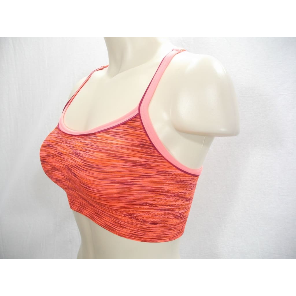 Everlast Wire Free Low Impact Racerback Sports Bra - Small, Bright Orange, New with Tags