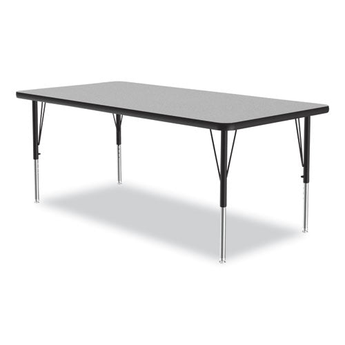 Correll Height-adjustable Activity Tables Rectangular 60wx30dx19h Gray Granite