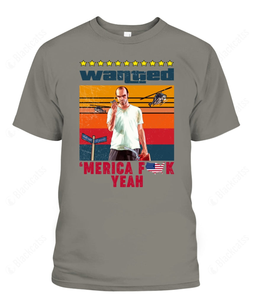 Trevor Wanted Merica Fuc Yeah Custom Graphic Apparel