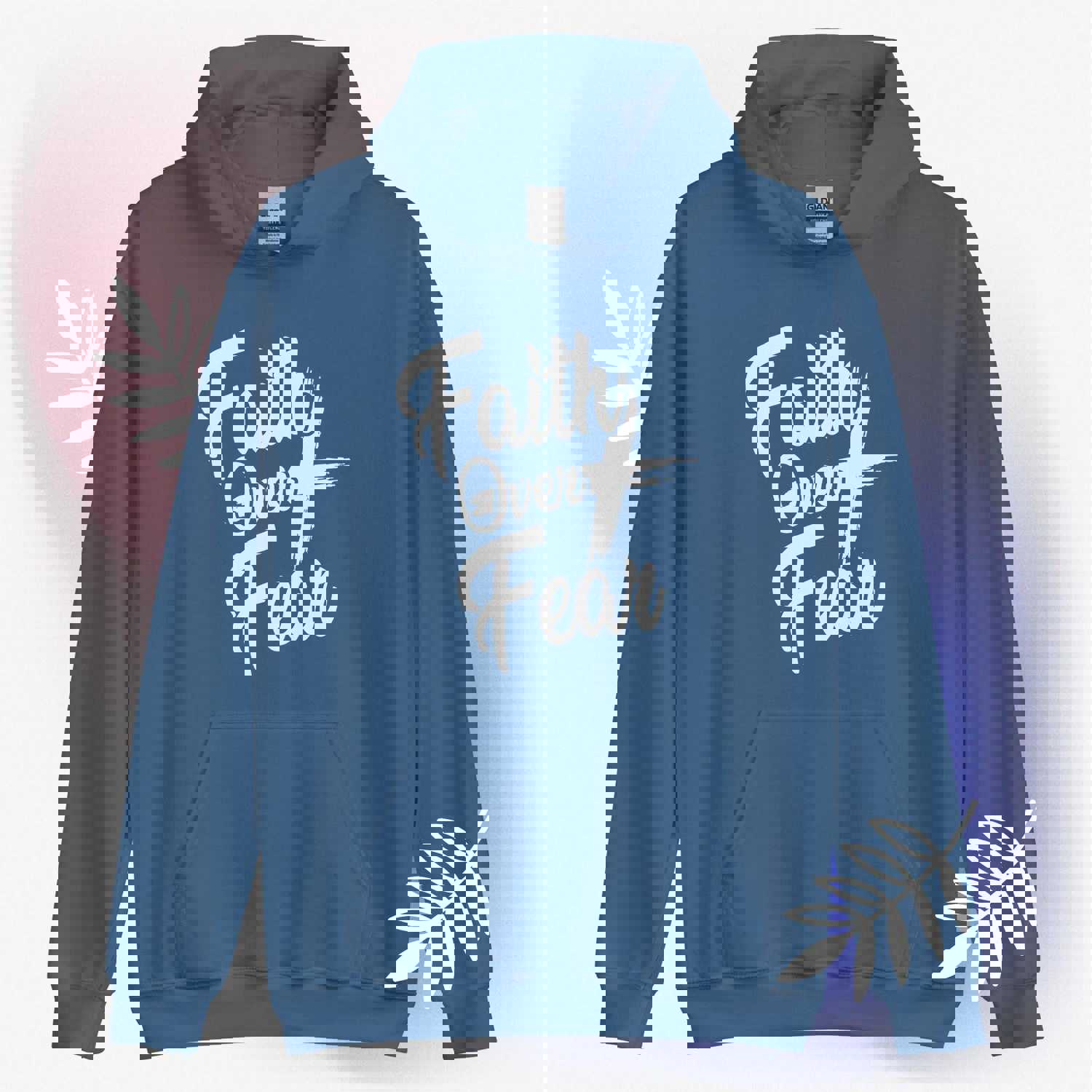 F&H Christian Faith Over Fear Hoodie - Soft, Stylish, and Cozy