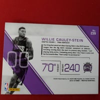 2015 Prestige Willie Cauley-Stein RC #239 Kentucky Wildcats Dallas Mavericks Trading Card