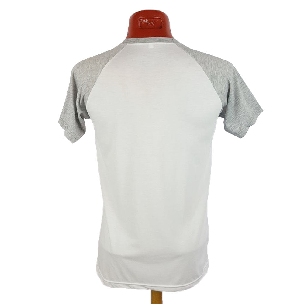 TKO19 Personalized Unisex Baseball Raglan Short Sleeve Longline T-Shirt (One-sided)