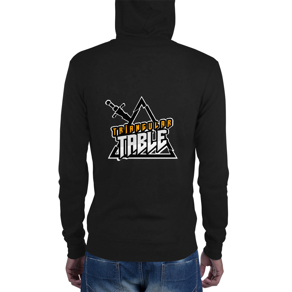 S-TT ZIP UP HOODIE - Lightweight Unisex Hoodie with Kangaroo Pocket