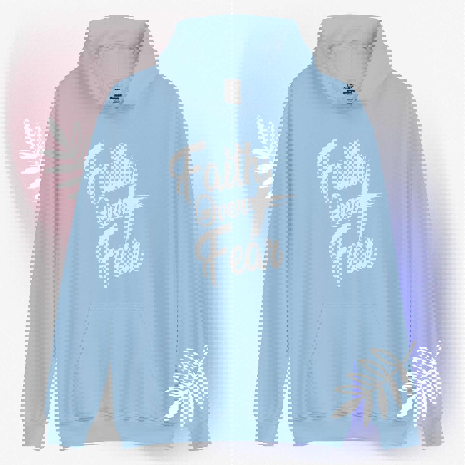 F&H Christian Faith Over Fear Hoodie - Soft, Stylish, and Cozy