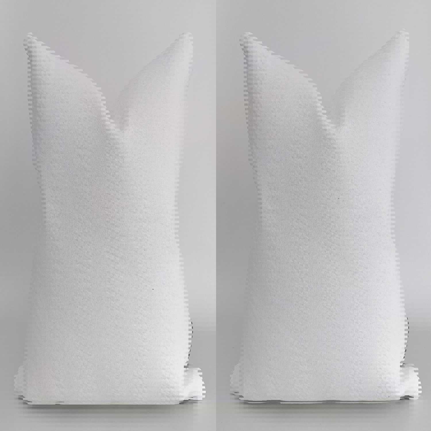 Aven Outdoor Pillow Cover - White Chevron Pattern
