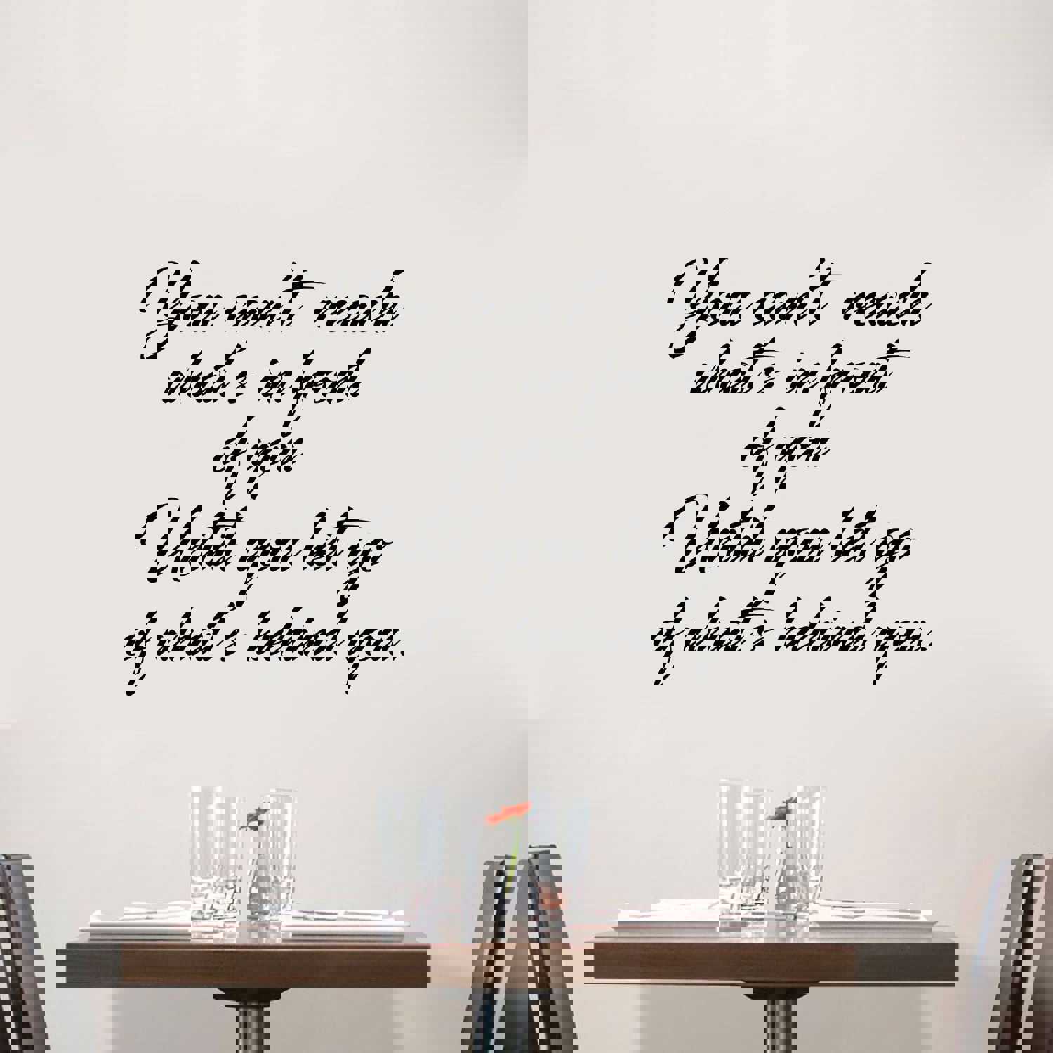 Inspirational Quote Vinyl Wall Sticker Decal - Motivational Home Decor