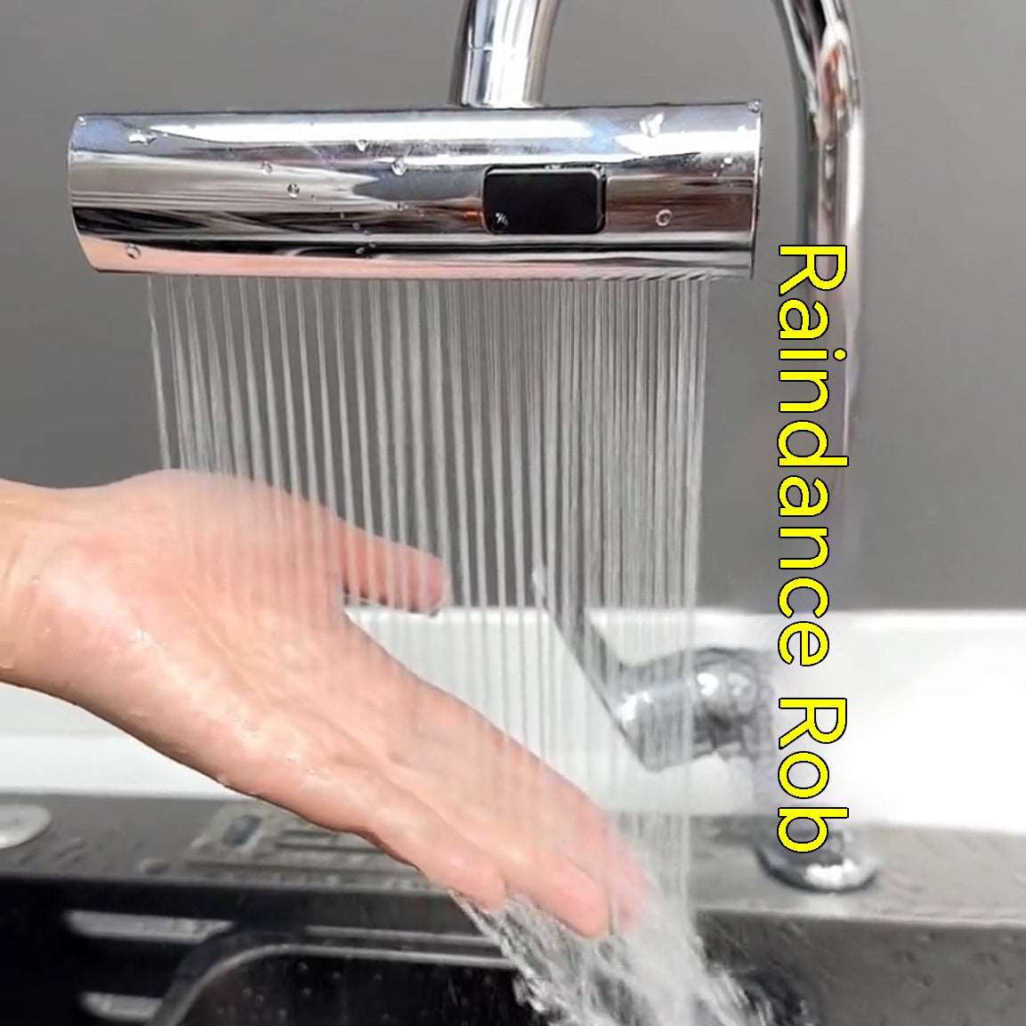 Splash-Proof Universal Rotating Bubbler Kitchen Faucet with Multifunctional Nozzle