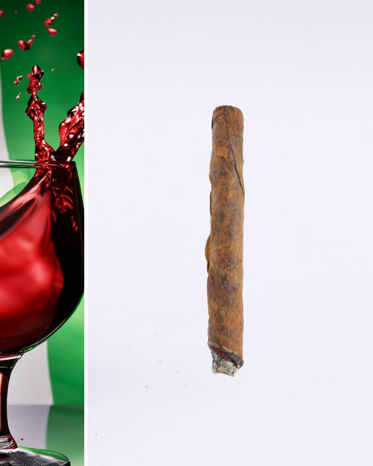 Wine Infused Italian Cigar - Medium Strength & Slow-Burning