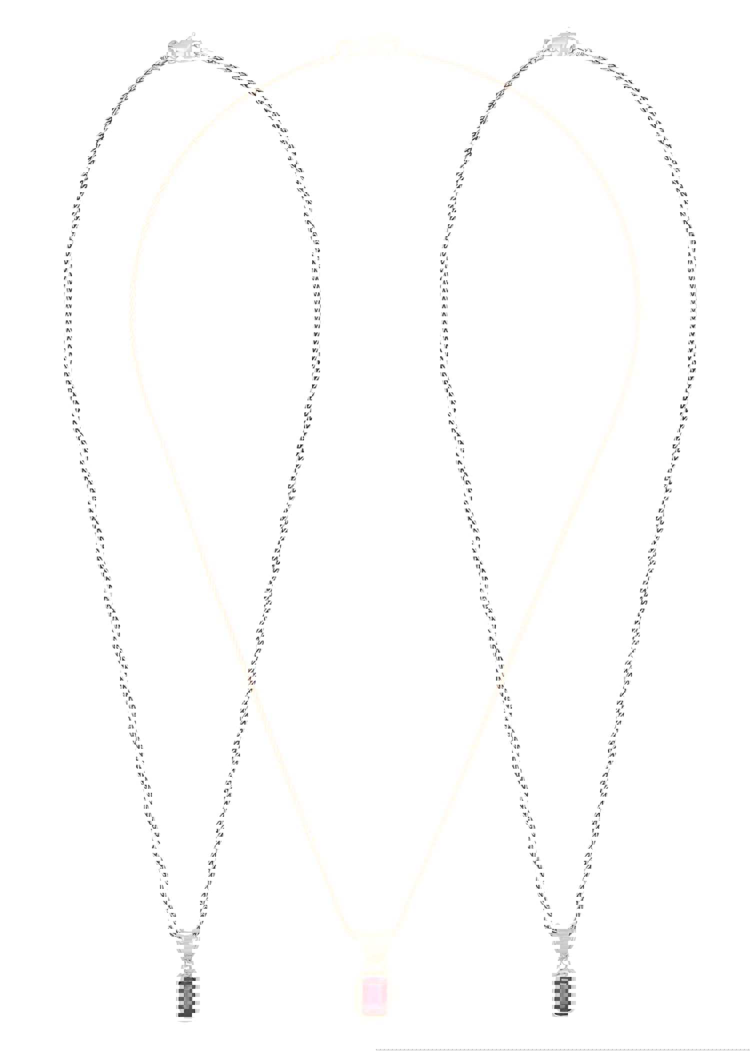 Mary Pendant in Sterling Silver with Ruby