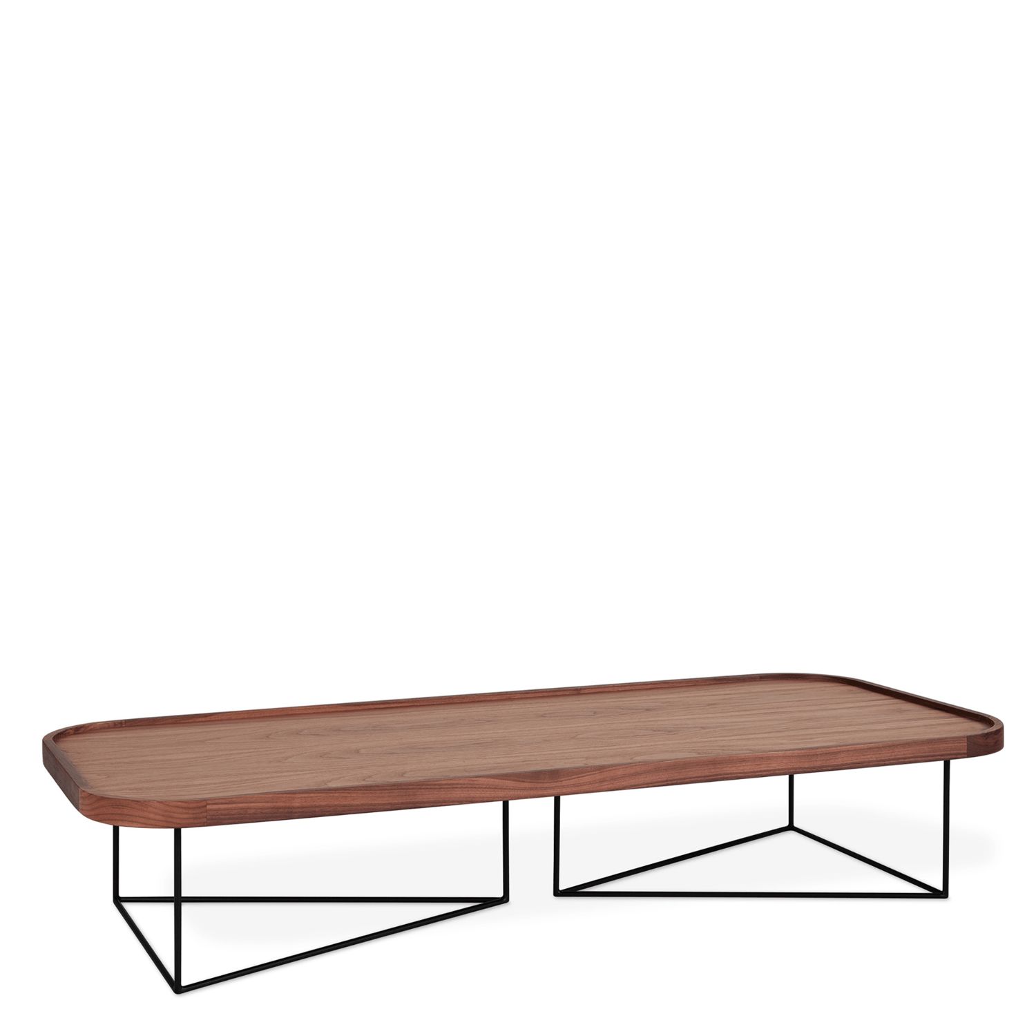 Porter Rectangular Coffee Table - Modern Design with Metal Base