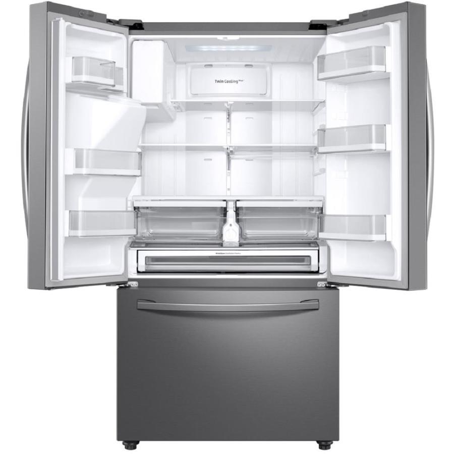Samsung 28-cu ft French Door Refrigerator with Dual Ice Maker (Fingerprint-Resistant Stainless Steel) ENERGY STAR