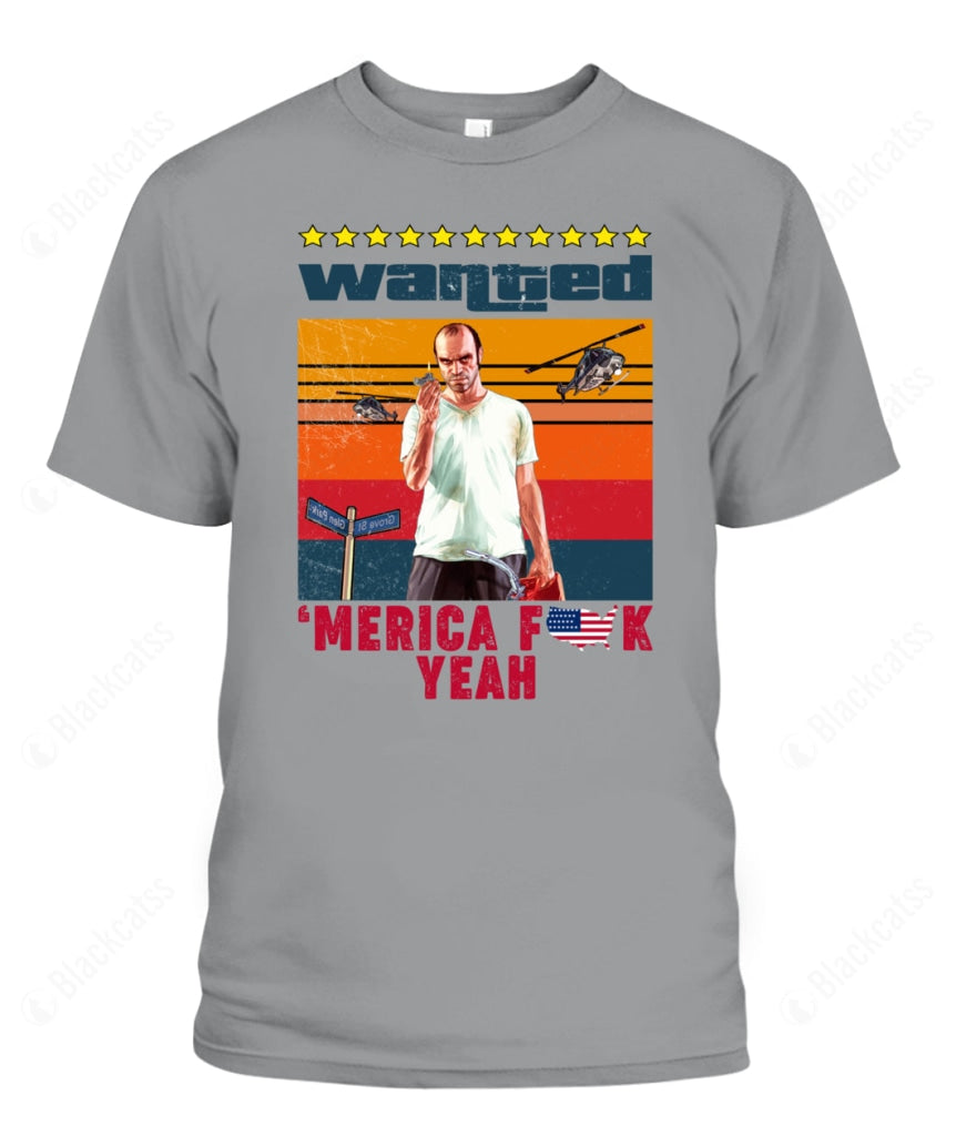Trevor Wanted Merica Fuc Yeah Custom Graphic Apparel