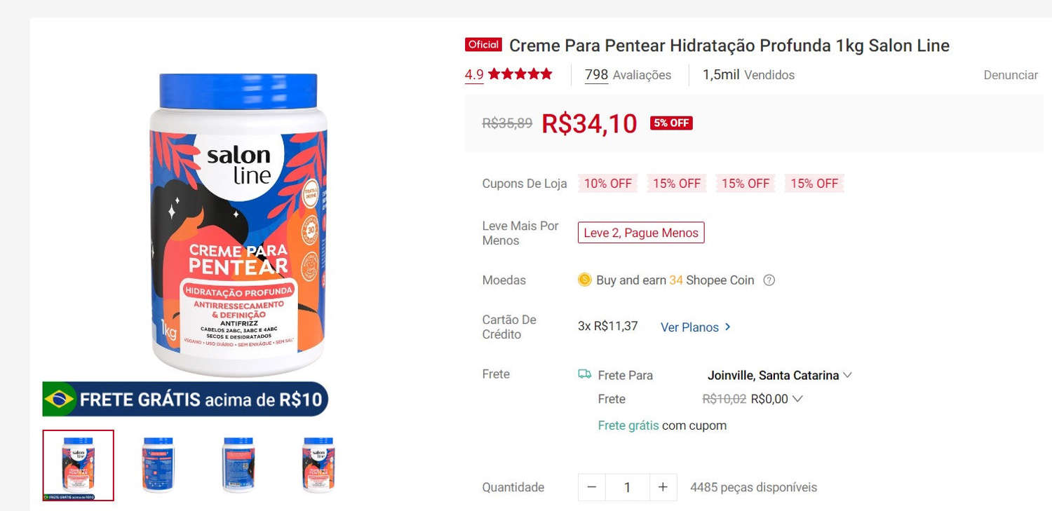 Brazilian Hair Care Bundle - Salon Line & Novex Products (DDP)