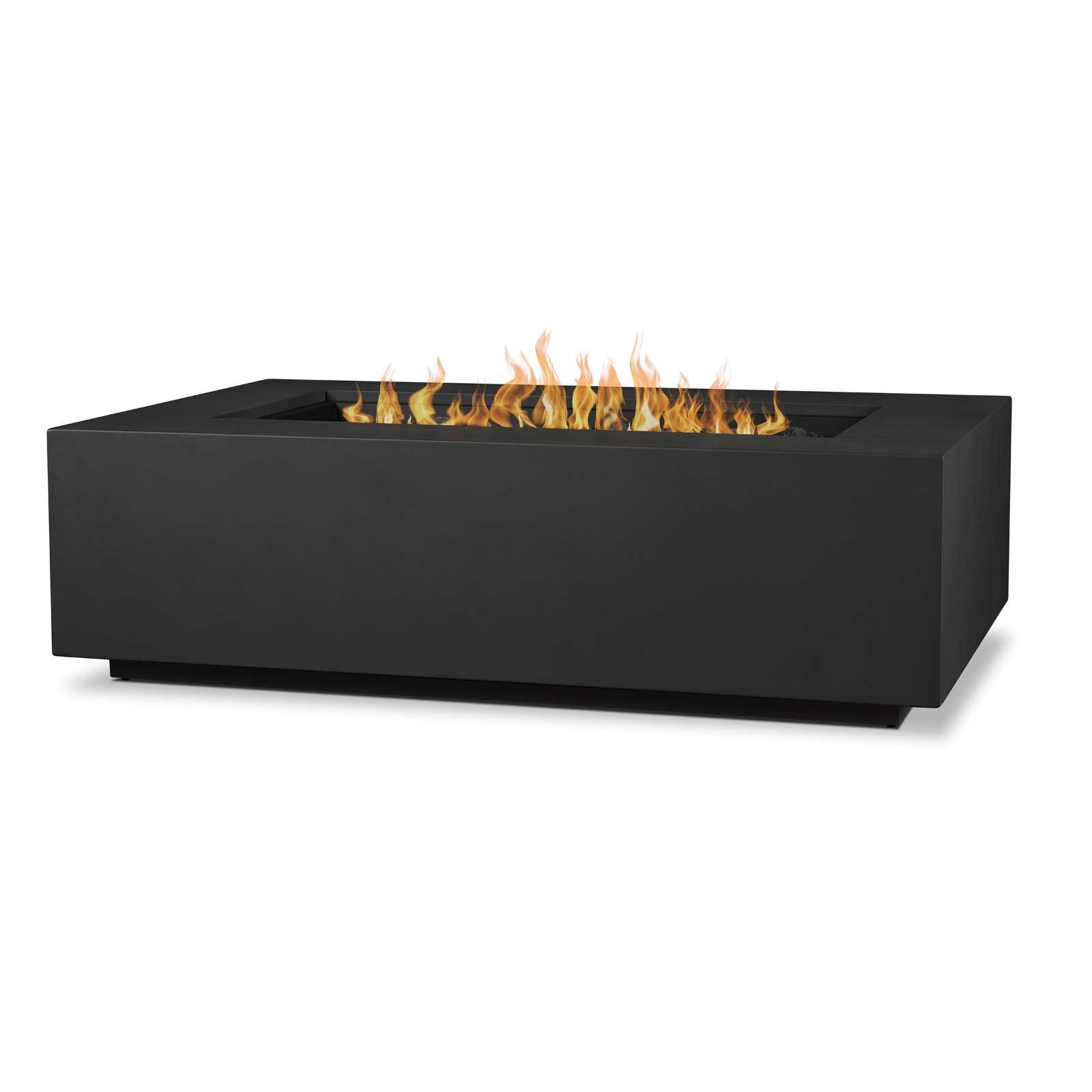 Real Flame Aegean 50 Rectangle Propane or Natural Gas Fire Pit Table
