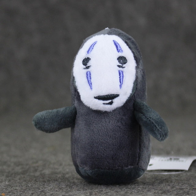 9cm No Face Man Plush Keychains Dolls Small Pendants Gift For Kids
