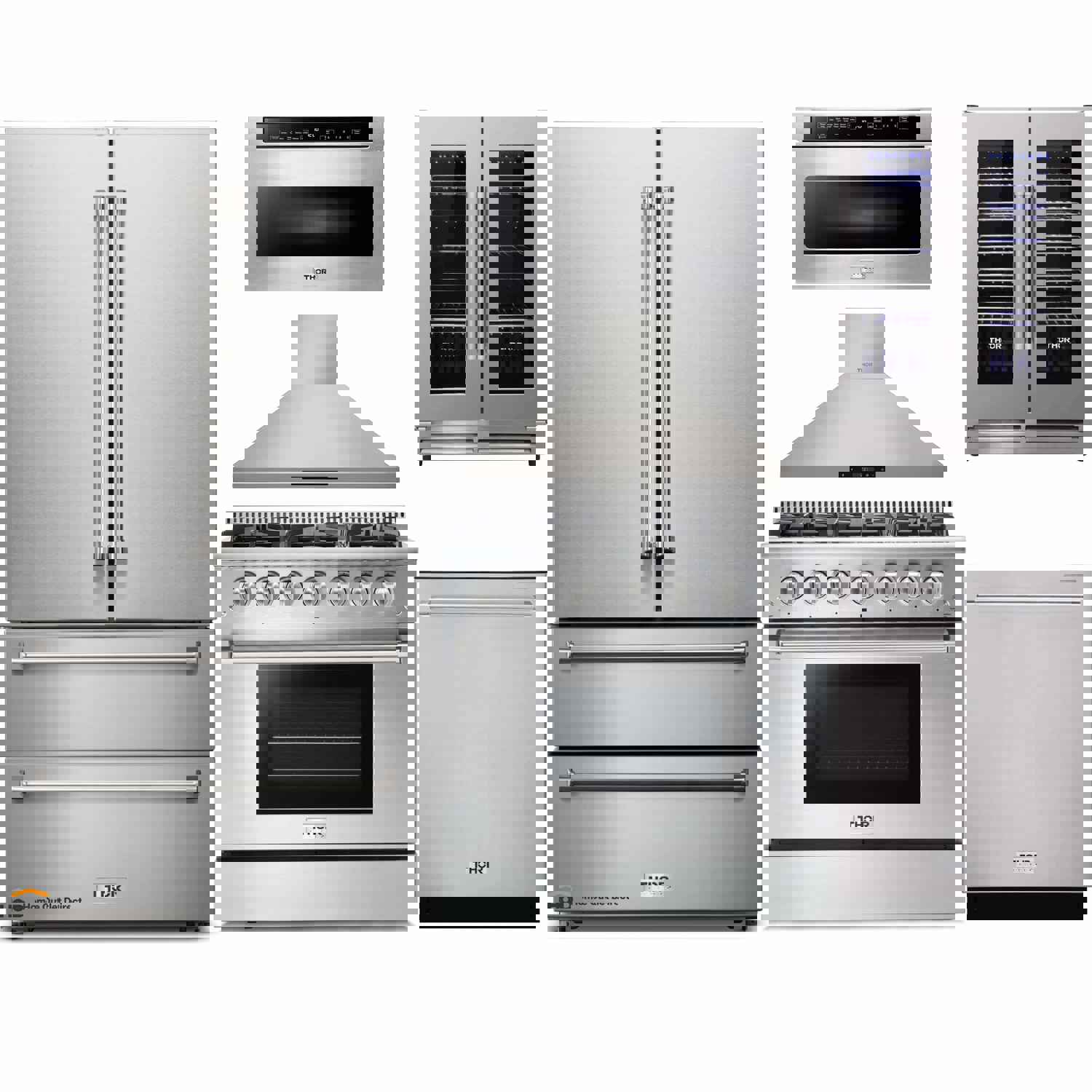 Thor Kitchen 6-Piece Pro Appliance Package - Stainless Steel Collection