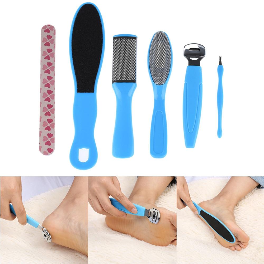 Professional Pedicure Tool Kit for Foot Care - Callus Remover & Hard Skin File Set