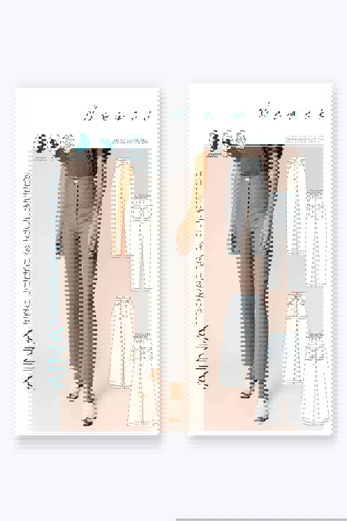 Named Clothing Aina Trousers & Culottes PDF Digital Pattern
