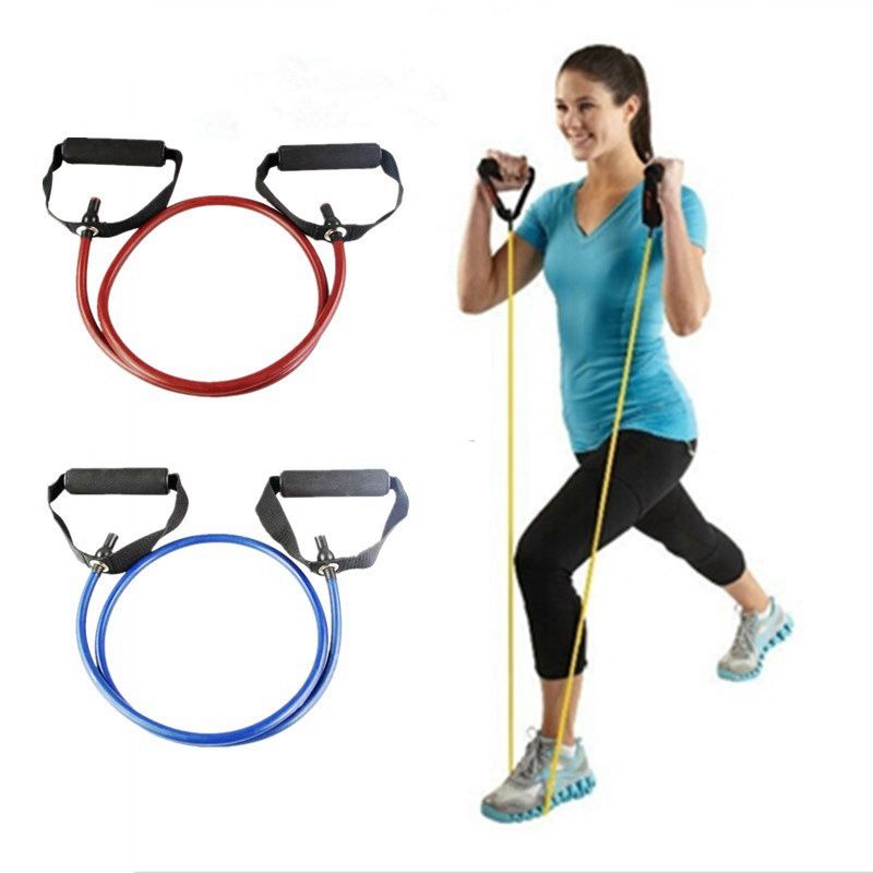 120cm Yoga Pull Rope Fitness Resistance Bands for Women - High Quality Exercise Tubes & Training Elastic Band