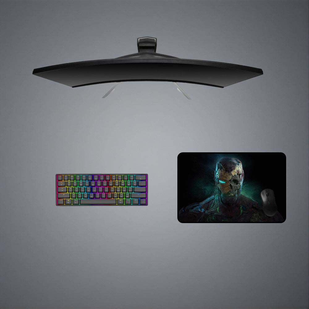 Iron Man Skull Design Gaming Mouse Pad - Large Size for Enhanced Gaming Accuracy