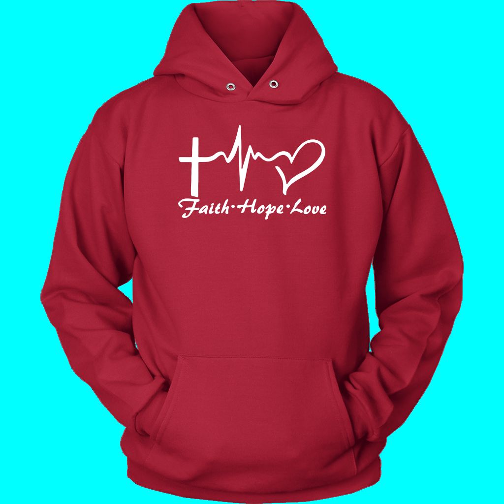 Faith, Hope, Love Hoodie