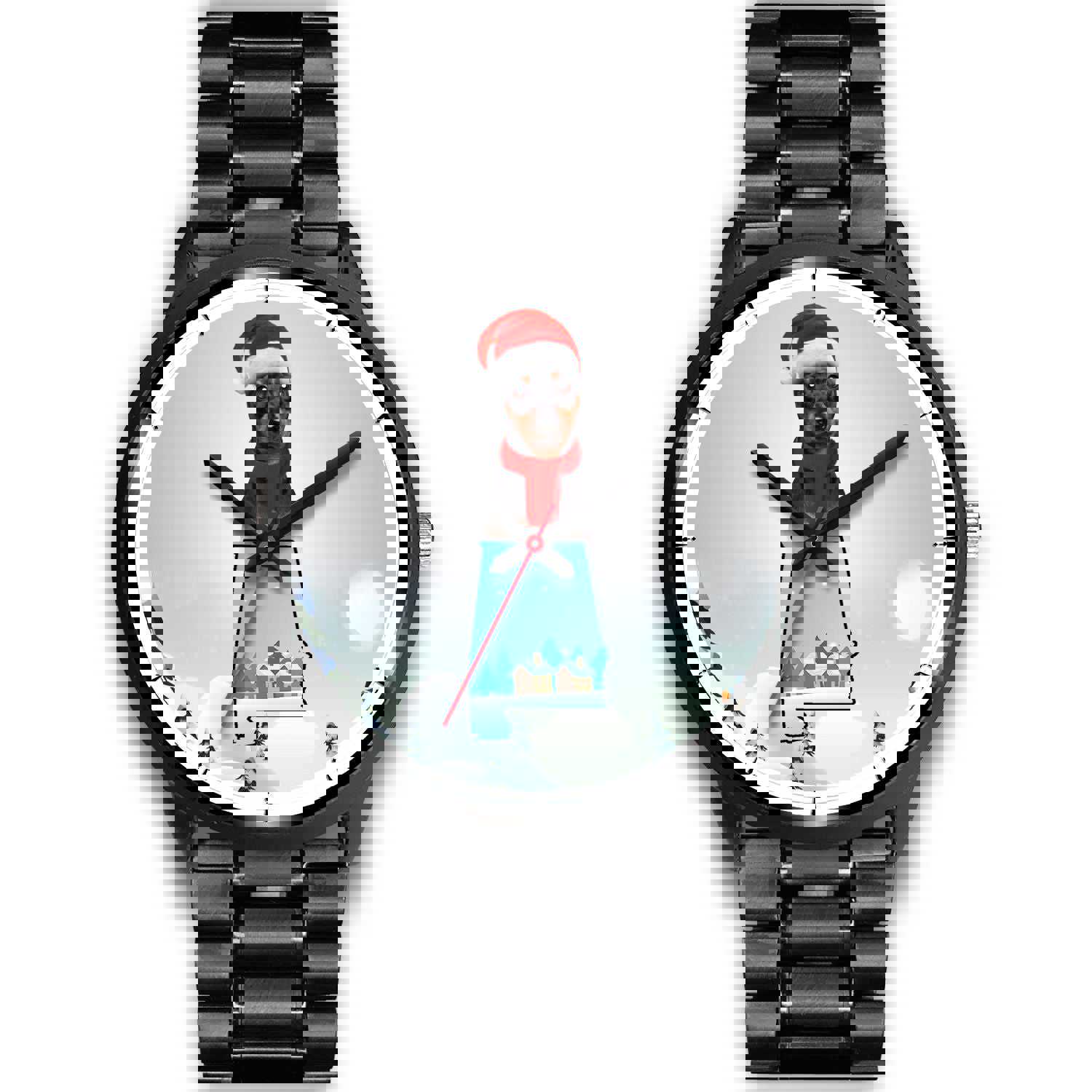 Miniature Pinscher Alabama Christmas Special Wrist Watch