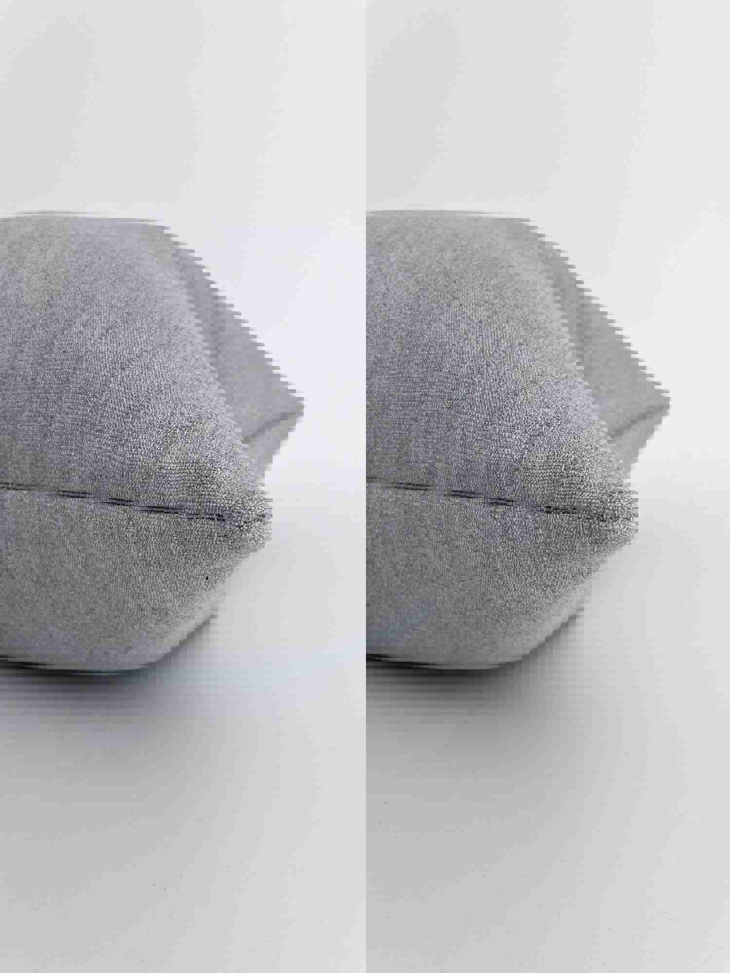 Ada Outdoor Pillow Cover - Durable Gray Chevron Pattern