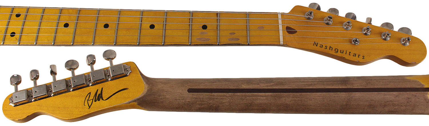 Nash T-52 Guitar, Cream, Light Aging - Vintage Tele Model with Modern Features