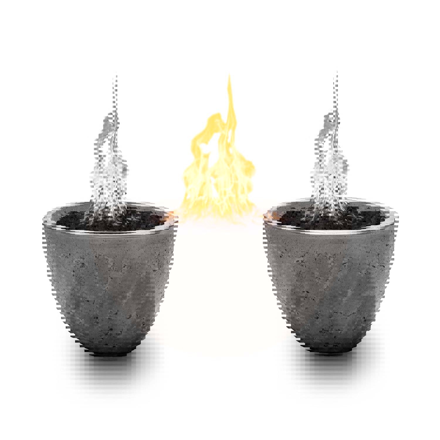The Outdoor Plus 30 Luna Concrete Gas Fire Pit