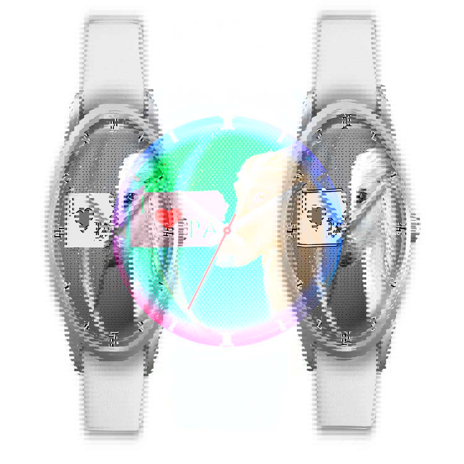 Amazing Afghan Dog Pennsylvania Christmas Special Wrist Watch