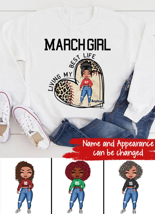 March Birthday Shirt - Custom Birthday Gift for Queens Born in March