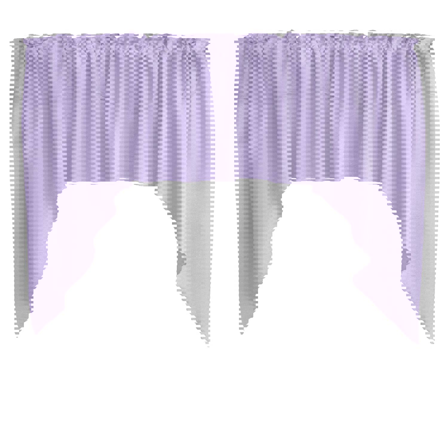 Faux Silk Solid Dupioni Swag Window Valance - 72" Wide / 36" Tall
