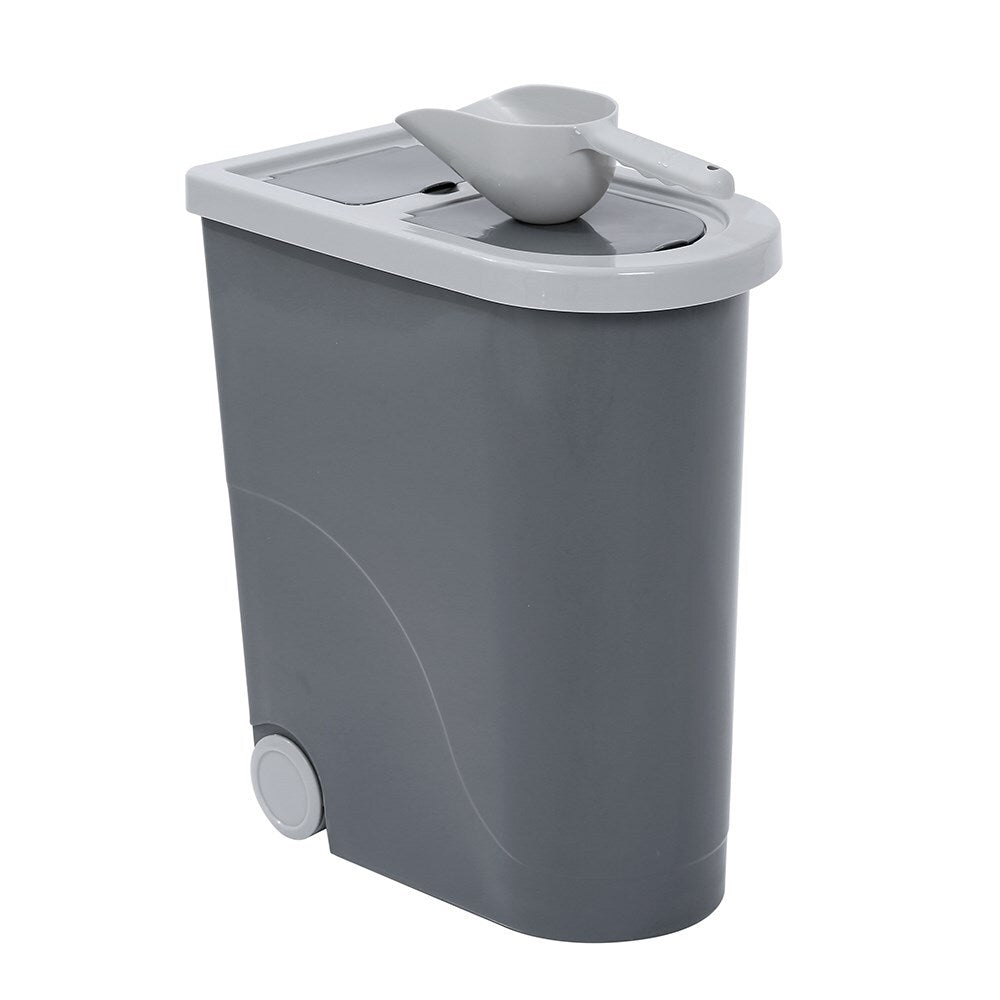 32L BPA-Free Pet Food Storage Container with Scoop and Wheels
