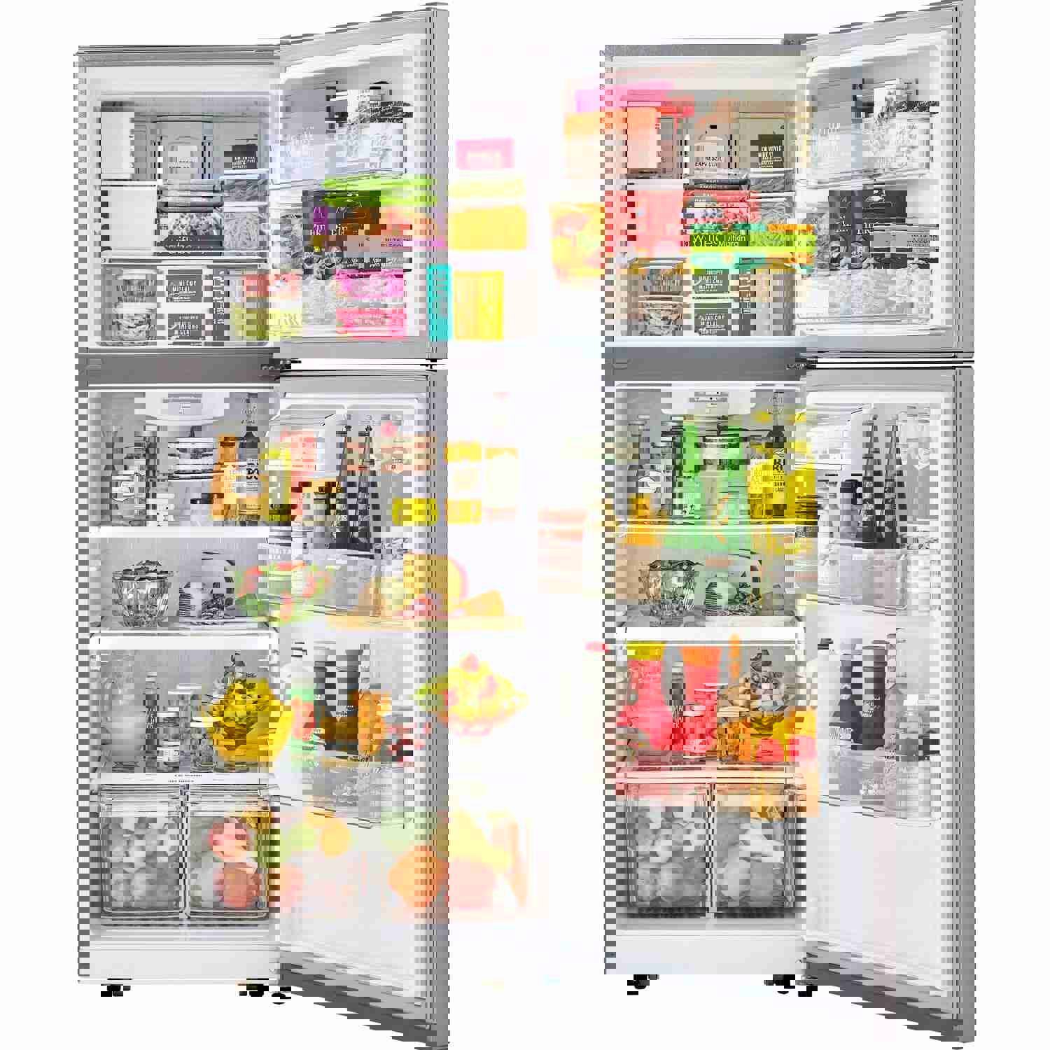 LG - 20 CF Top Mount Refrigerator with Ice Maker - LTCS20030S