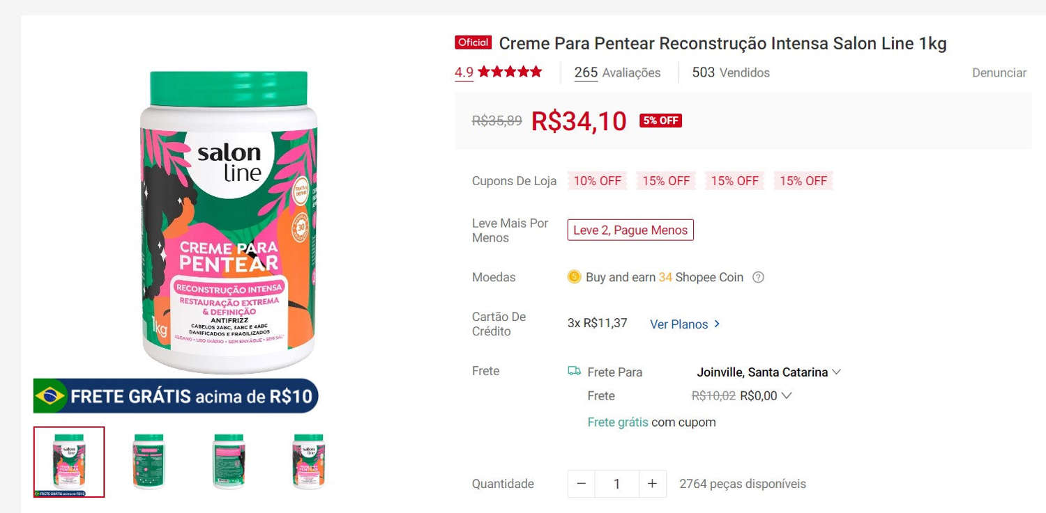 Brazilian Hair Care Bundle - Salon Line & Novex Products (DDP)