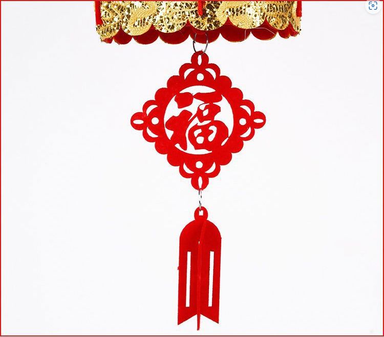 Spring Festival Lantern Plus Wall Hanging Set - Chinese New Year 2024 Decorations