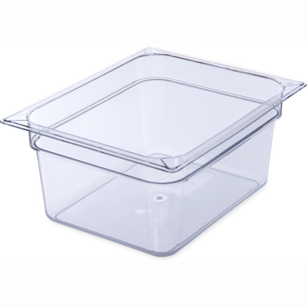 Carlisle 10222B-07 1/2 Size 6 Deep Food Pan - Clear